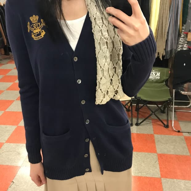 폴로 니트가디건