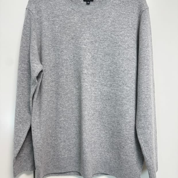 유니클로 캐시미어 니트 03그레이 xl