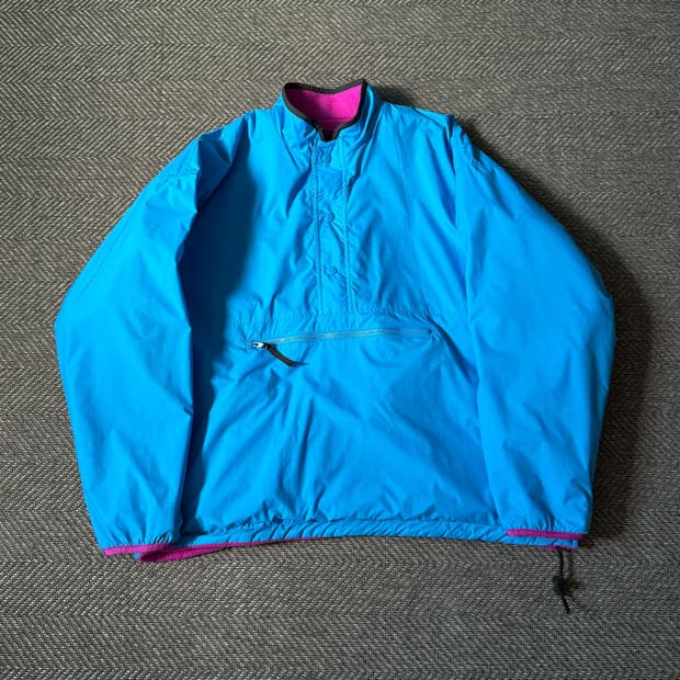 90s GAP 올드갭 리버시블 나일론 플리스 풀오버 (110)
