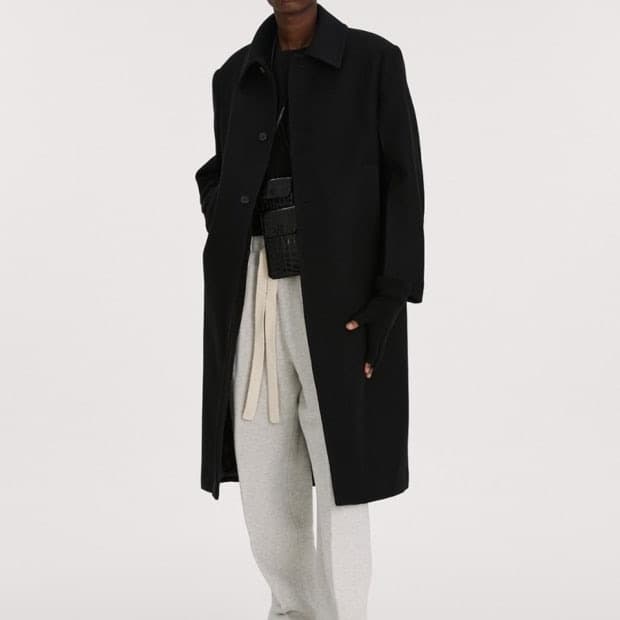 [XL] 22FW 렉토 하이랜드 싱글 울 오버사이즈 코트