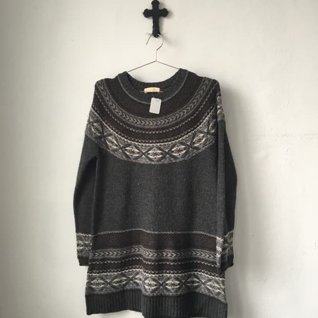 Nordic pattern knit