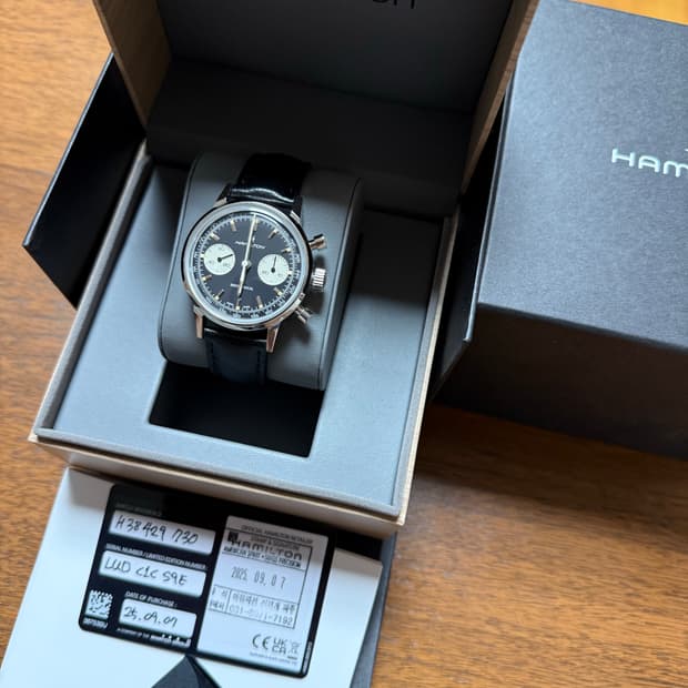 해밀턴 인트라매틱 수동 역팬더 팝니다