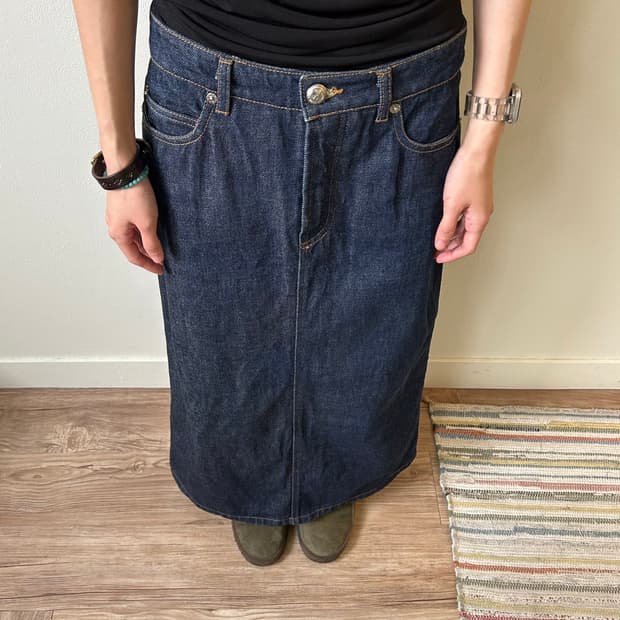 A.P.C. 데님 롱 스커트