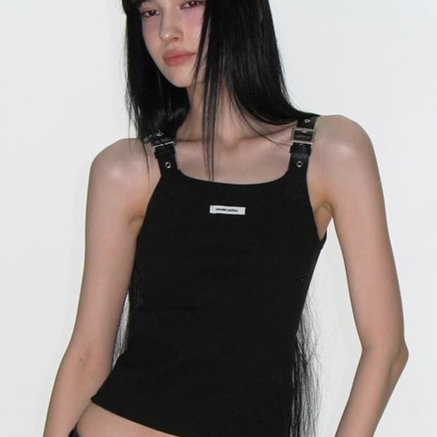 크랭크 CRANK RIBBED SLEEVELESS 새제품