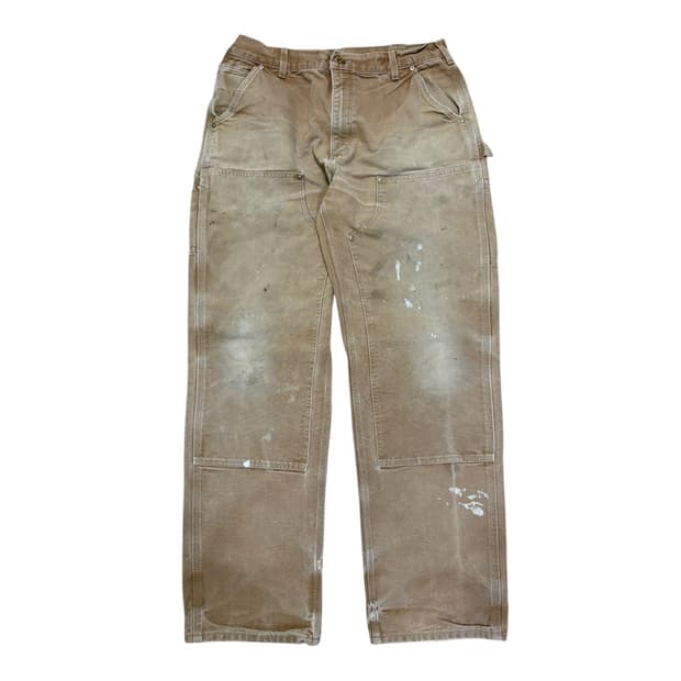 칼하트 B01 더블니 usa 브라운 faded