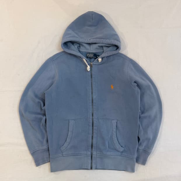 폴로 랄프로렌 포니 후드집업 스카이블루 시나모롤깔