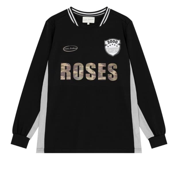 2000 Archives Roses 롱슬리브 블랙 카모 2000아카이브