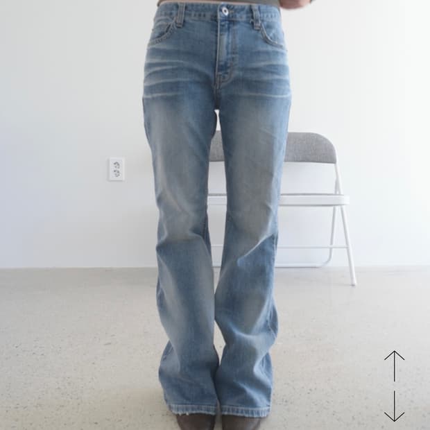 애프터먼데이 부츠컷 데님