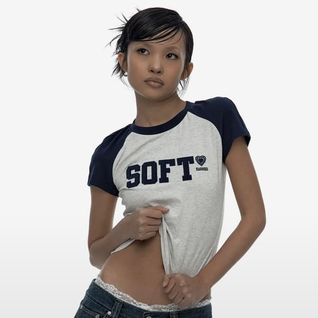 카시코 SOFT Raglan Tee Navy s