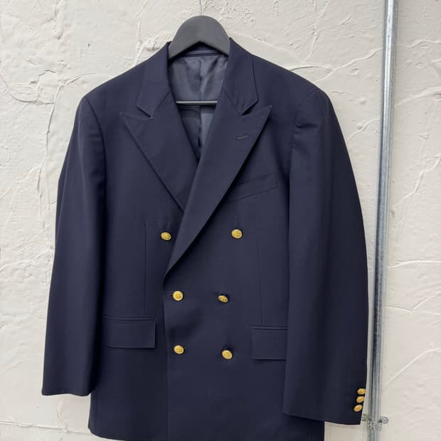 제이프레스 더블 브레스티드 금장 블레이저