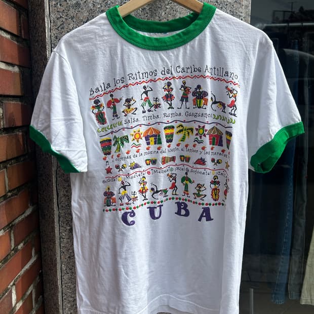 90‘s 쿠바 링거티셔츠