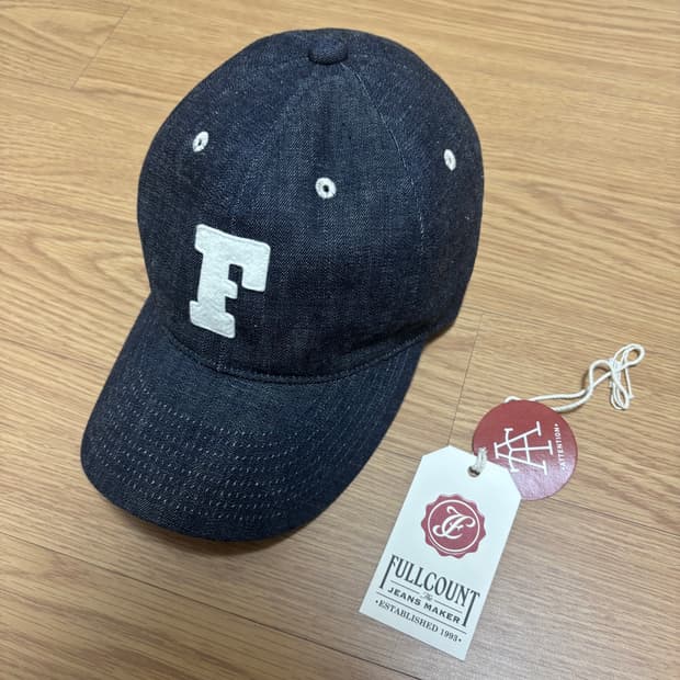 풀카운트 데님 볼캡 모자 