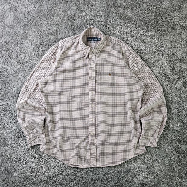 [무료배송] Ralph Lauren 체크 긴팔 셔츠