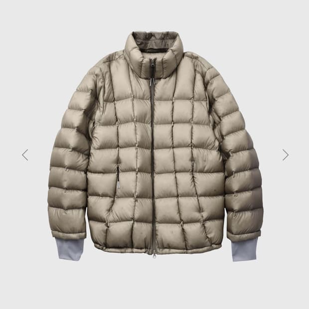 999휴머니티 모듈러 라이트 구스 푸퍼 패딩 카키 사이즈 3