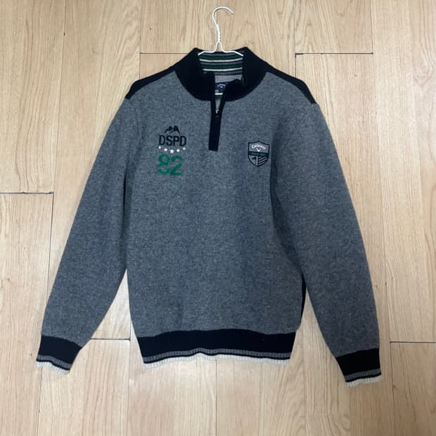 캘러웨이 반집업 방풍 니트 L