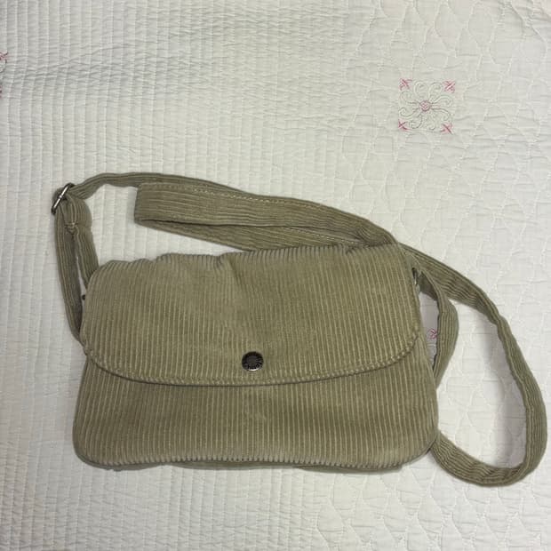 디스이즈네버댓 코듀로이 숄더백