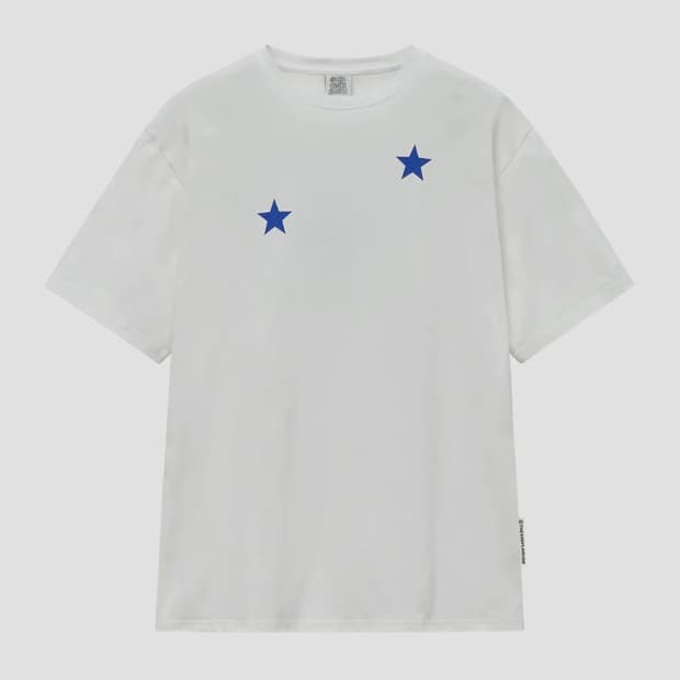 더바이닐하우스 star tee white