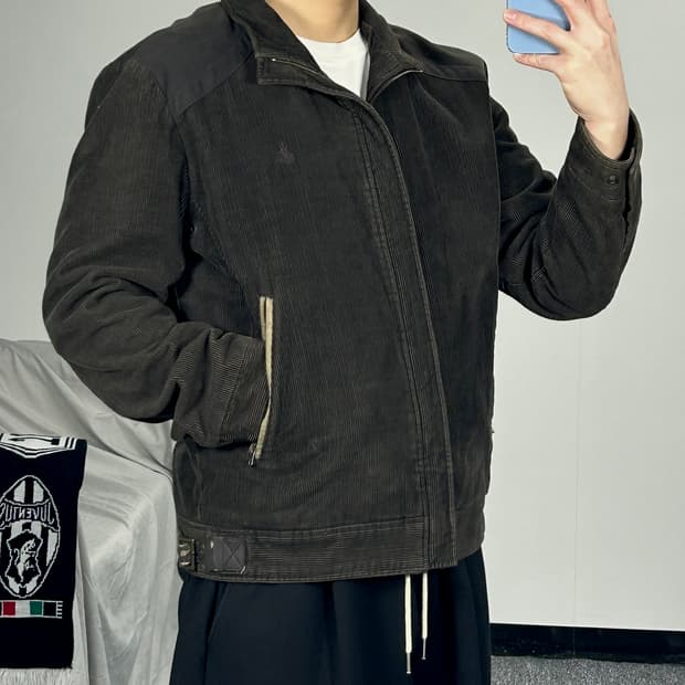 빈폴 00‘s 코듀로이 봄버 자켓 M 