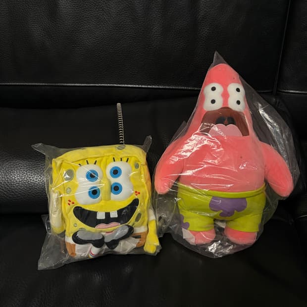 스폰지밥&뚱이 cpfm 유니클로 인형