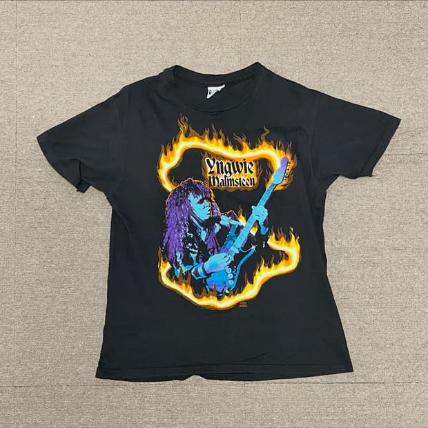 90s 헤인즈 USA 밴드 티셔츠