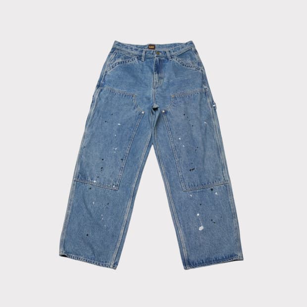 [32인치] LEE 리 더블니 페인팅 페인터 데님 팬츠 (샘플)