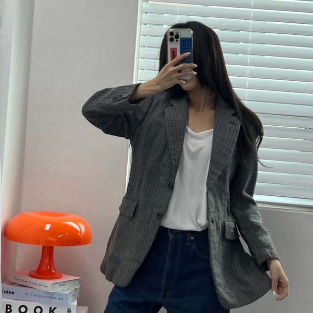 (S)EDWARD'S 울 블레이져-M1435