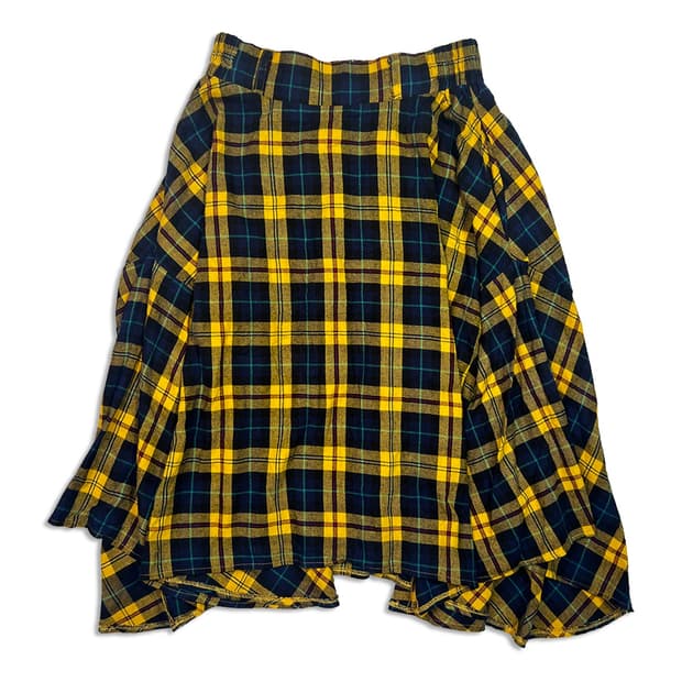 check pattern avant-garde skor