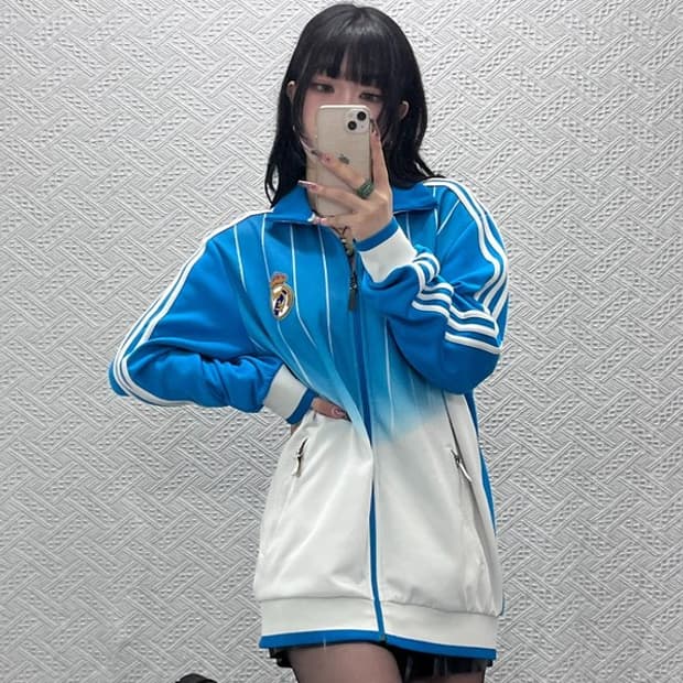 아디다스 올드스쿨 레트로 레알마드리드 져지 집업 115 C11637
