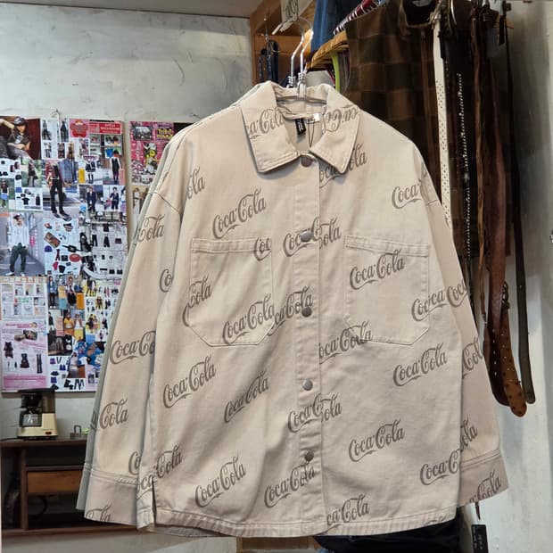빈티지 코카콜라 코튼 자켓