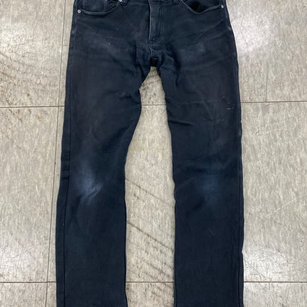 (5zip Five)Black Slim Fit Pants
