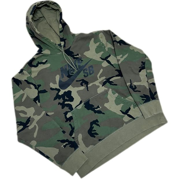 나이키 SB 카모 기모 후드집업
