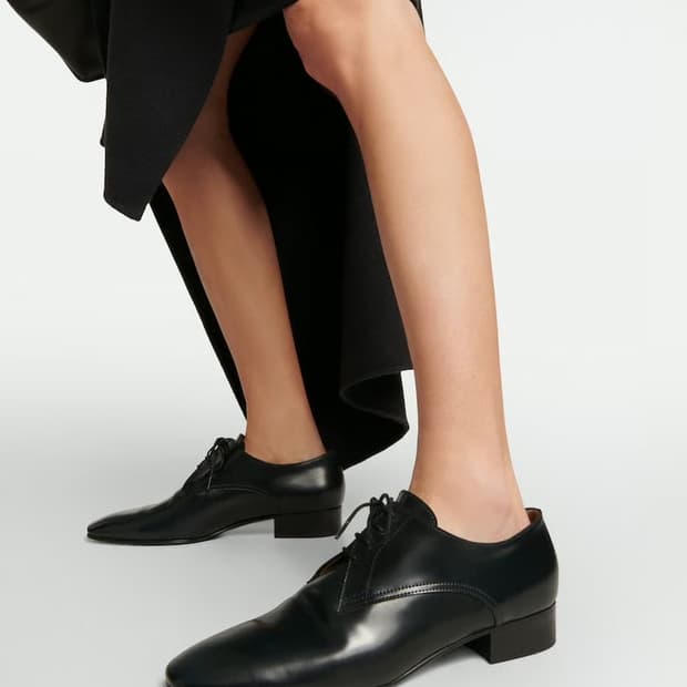 The Row 더로우 케이 옥스포드 로퍼 블랙 38.5