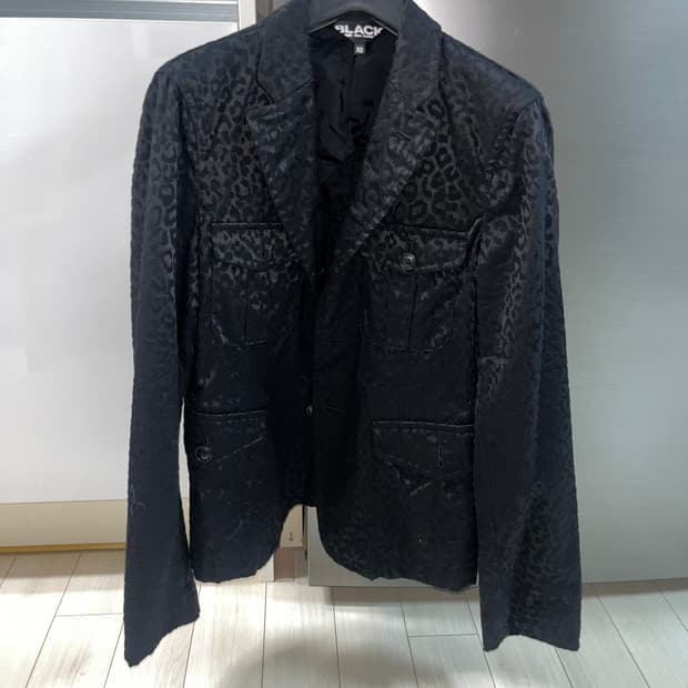 꼼데가르송 comme des Garcons 블랙라벨 레오파드 자켓