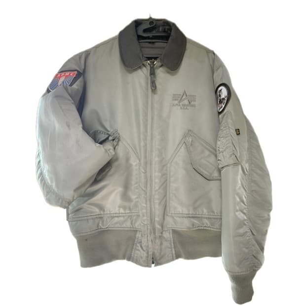 알파인더스트리 CWU 45/P 레더 플라이트 자켓(105)