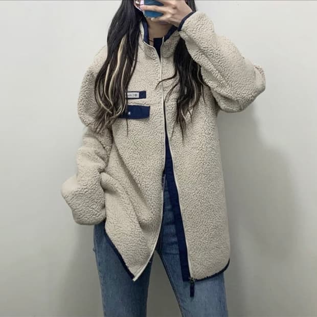 컬럼비아 양털 후리스 자켓