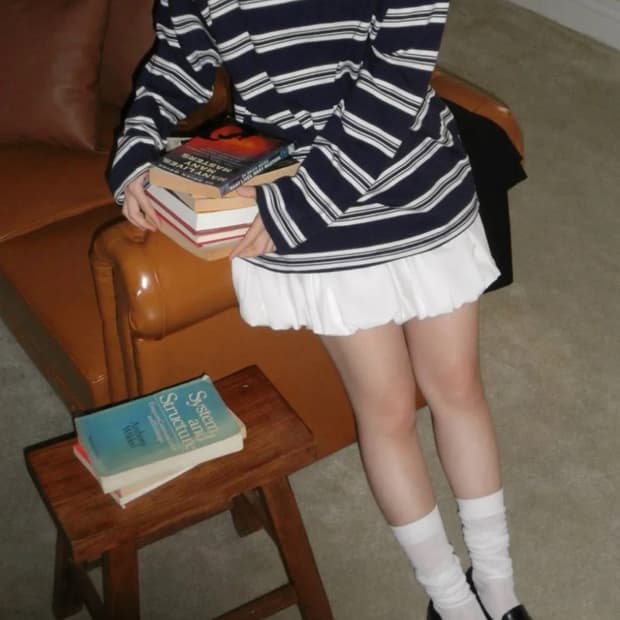 럭비 스트라이프 카라티셔츠