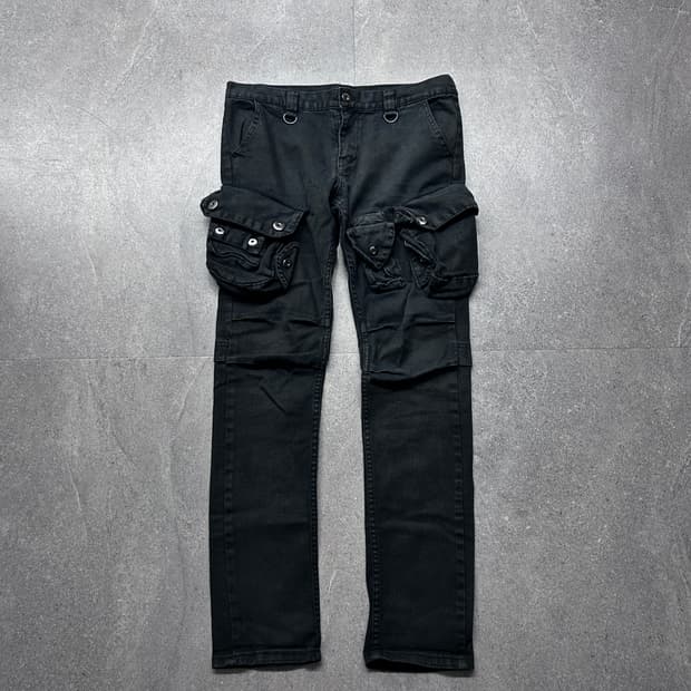 Glamour 왁스 코팅 가스마스크 팬츠