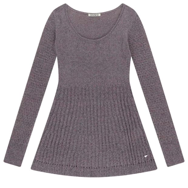 코이세이오 소프트벨 니트 퍼플그레이