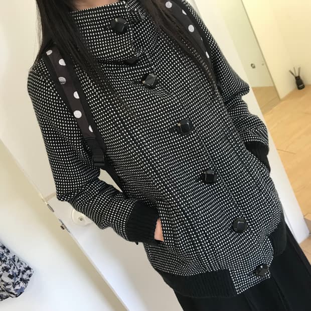 빈티지 도트 아우터