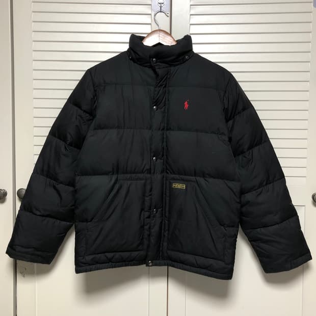 폴로 랄프로렌 푸퍼 패딩 자켓 블랙