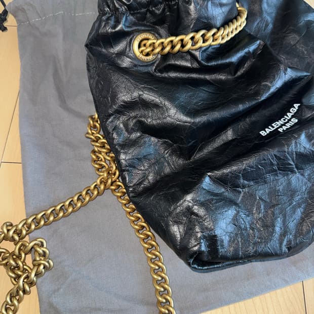 발렌시아가 크러쉬 토트백 스몰