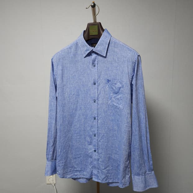 105 ) 닥스 x 테시투라 몬티 협업 남성 린넨 셔츠