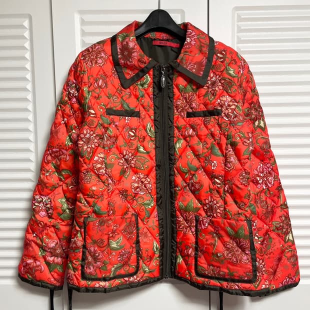 오일릴리 퀼팅 점퍼