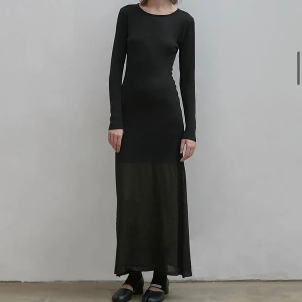 로우타이드 맥시 원피스