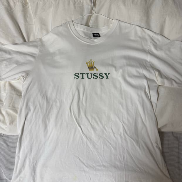 스투시 크라운 롤렉스 티