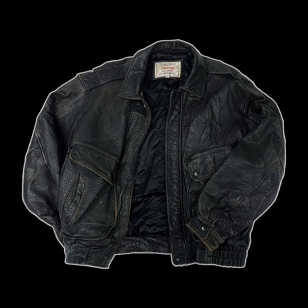 [VINTAGE LEATHER] 90's Bewlays