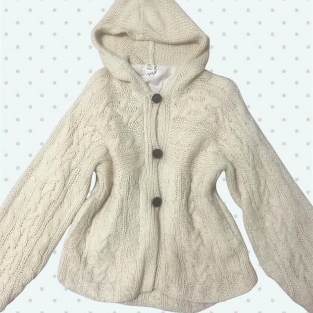 빈티지 모리걸 니트 가디건