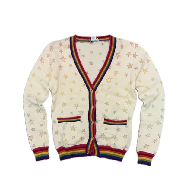 00’sHysteric Glamor RainbowRib Star Knit