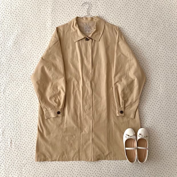 sm2 베이지 아방 트렌치코트