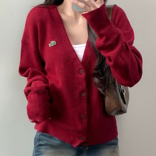 라코스테 가디건